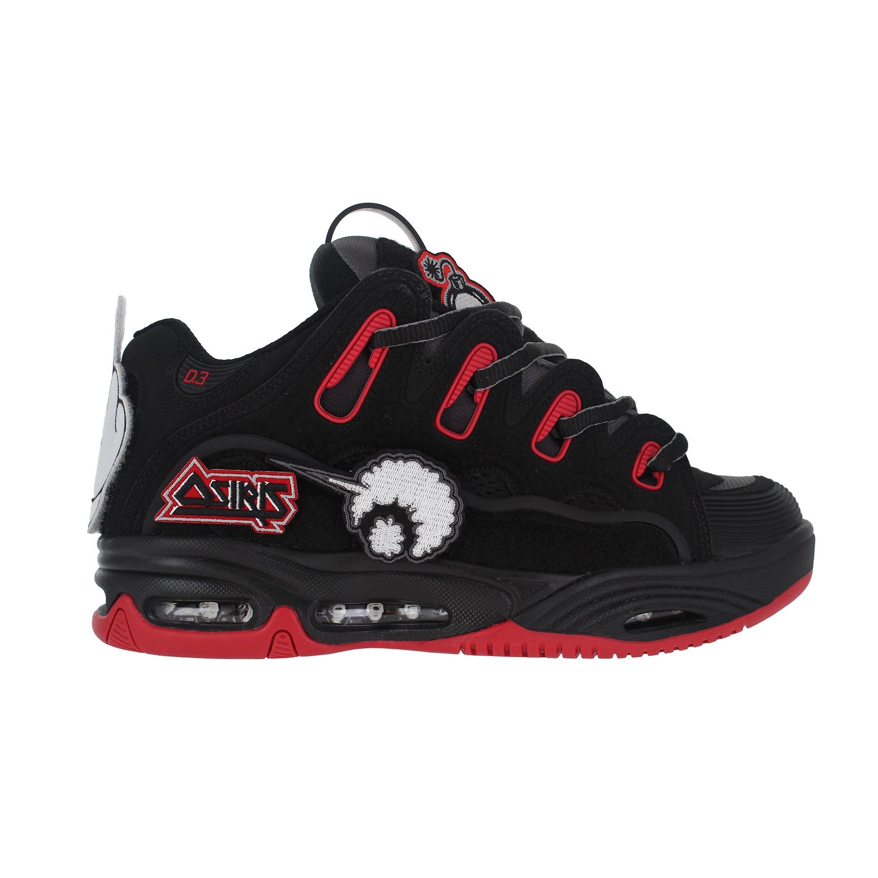 D3 2001 Black/Red/Velcro